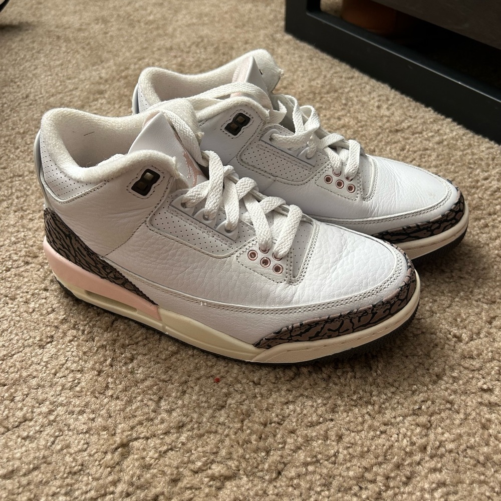 Jordan White and Black Women's Sneakers